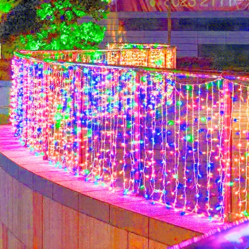 LED Icicle String Lights 2025 | Outdoor Christmas & Wedding Decoration