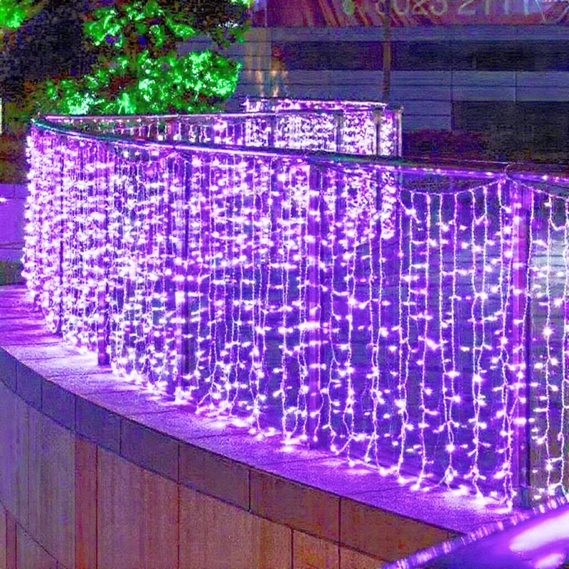 LED Icicle String Lights 2025 | Outdoor Christmas & Wedding Decoration