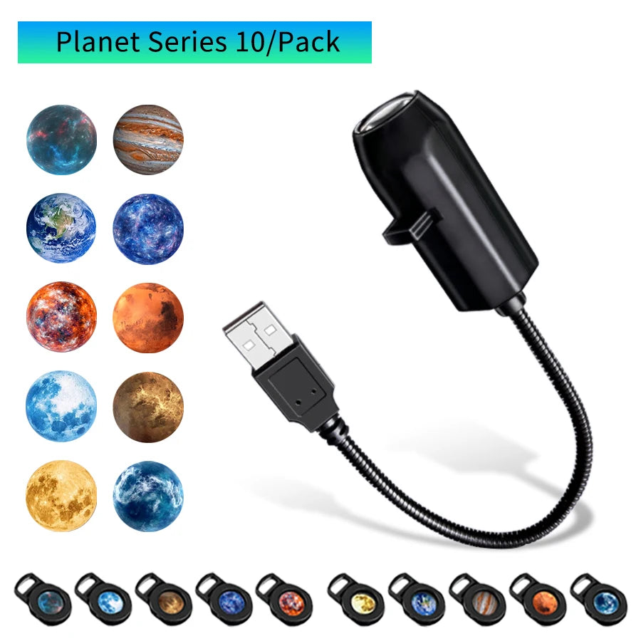 Halloween LED Projection Light | Pumpkin & Moon Atmosphere Lamp for Room Decor