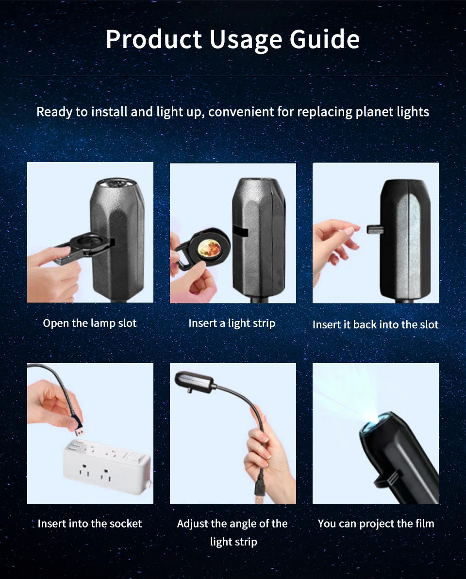 Halloween LED Projection Light | Pumpkin & Moon Atmosphere Lamp for Room Decor