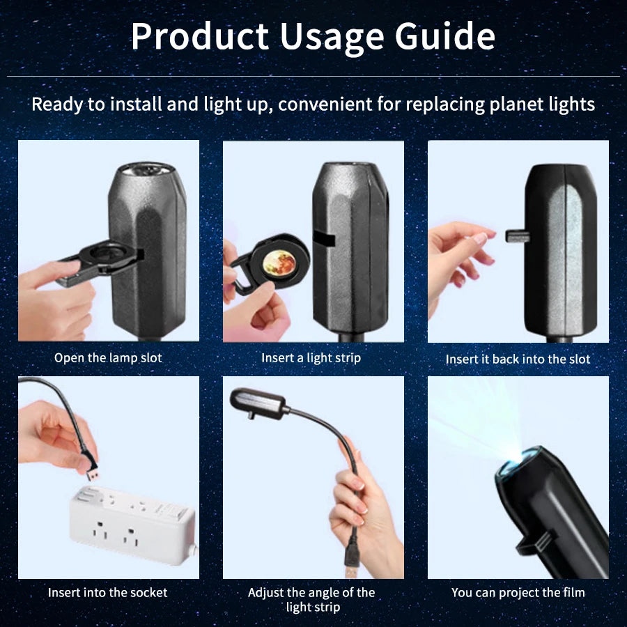 Halloween LED Projection Light | Pumpkin & Moon Atmosphere Lamp for Room Decor