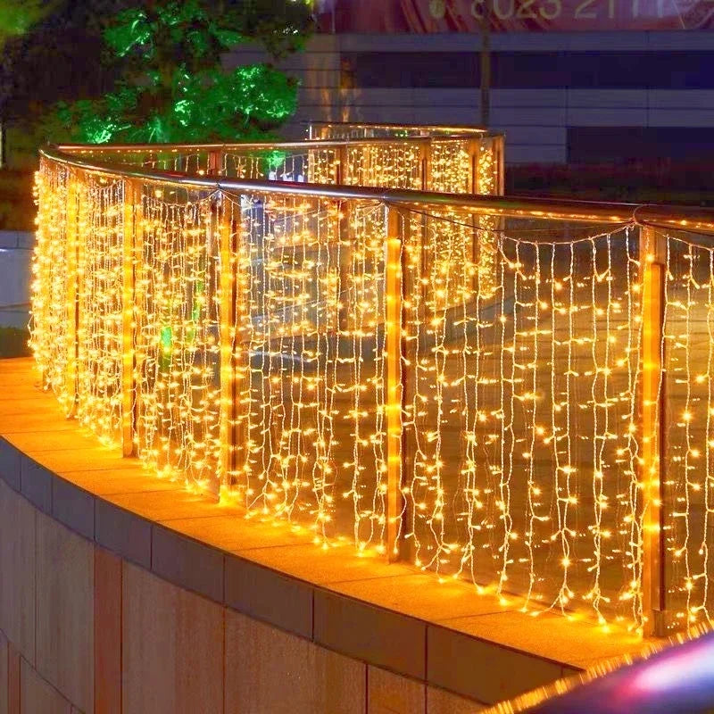 LED Icicle String Lights 2025 | Outdoor Christmas & Wedding Decoration