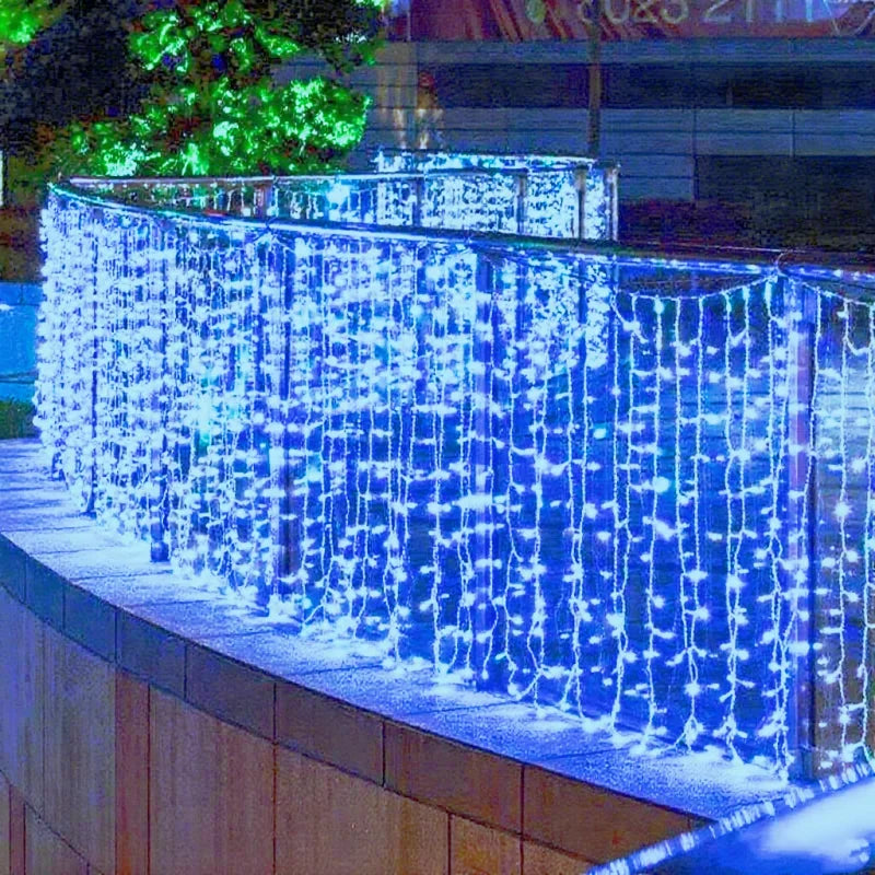LED Icicle String Lights 2025 | Outdoor Christmas & Wedding Decoration