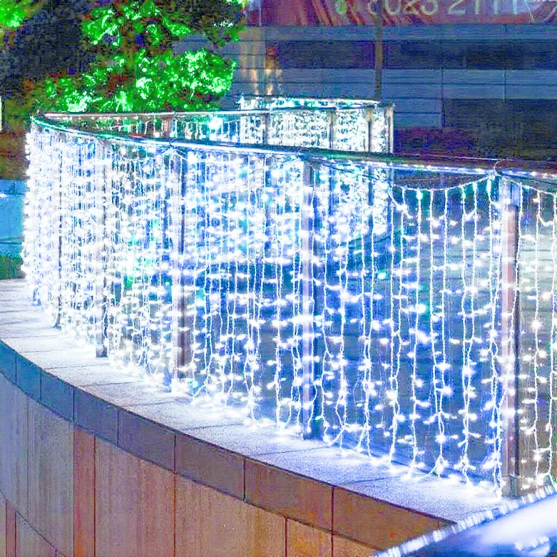 LED Icicle String Lights 2025 | Outdoor Christmas & Wedding Decoration